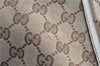 Authentic GUCCI Abbey Shoulder Hand Bag GG Canvas Leather 189833 Brown H9422