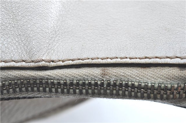 Authentic GUCCI Abbey Shoulder Hand Bag GG Canvas Leather 189833 Brown H9422