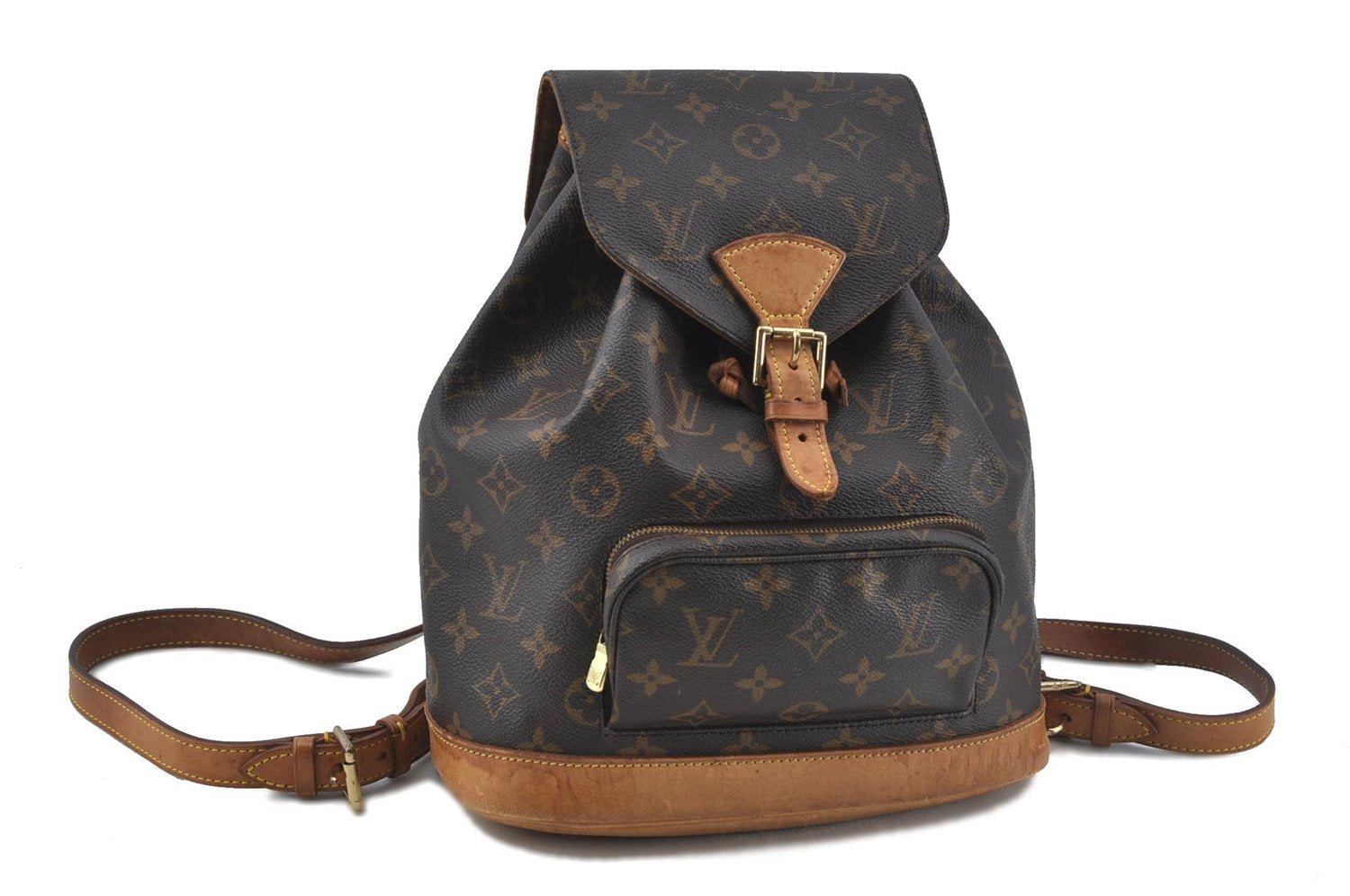 Authentic Louis Vuitton Monogram Montsouris MM Backpack M51136 LV H9423