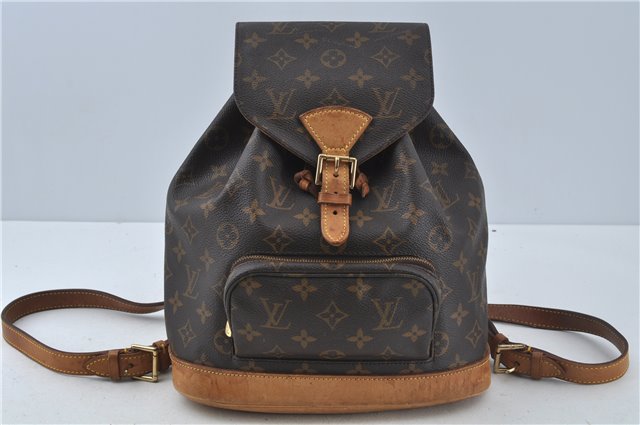 Authentic Louis Vuitton Monogram Montsouris MM Backpack M51136 LV H9423