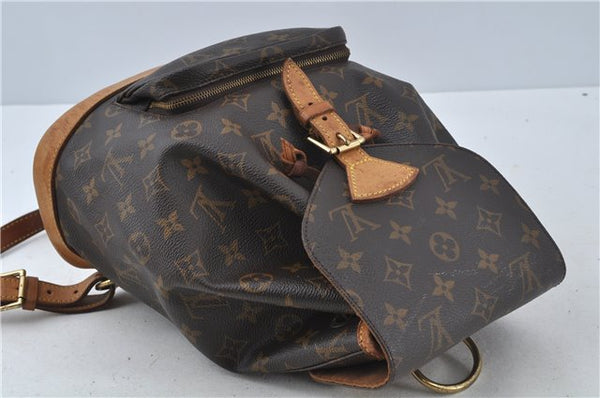 Authentic Louis Vuitton Monogram Montsouris MM Backpack M51136 LV H9423