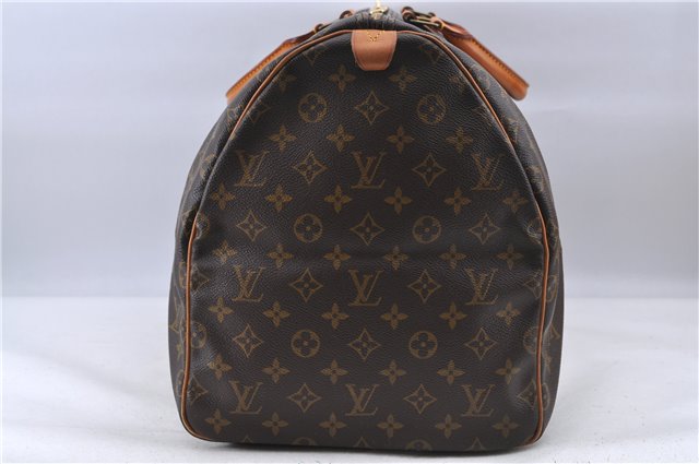 Authentic Louis Vuitton Monogram Keepall 55 Boston Bag M41424 LV H9425