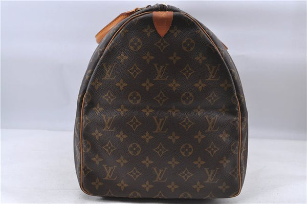 Authentic Louis Vuitton Monogram Keepall 55 Boston Bag M41424 LV H9425