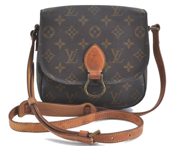 Auth Louis Vuitton Monogram Saint Cloud MM Shoulder Cross Bag M51243 LV H9428