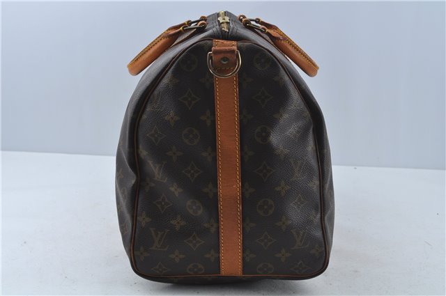 Auth Louis Vuitton Monogram Keepall Bandouliere 50 Boston Bag M41416 LV H9432