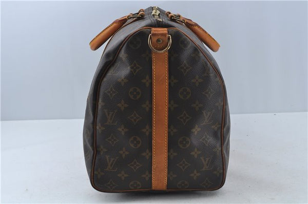 Auth Louis Vuitton Monogram Keepall Bandouliere 50 Boston Bag M41416 LV H9432