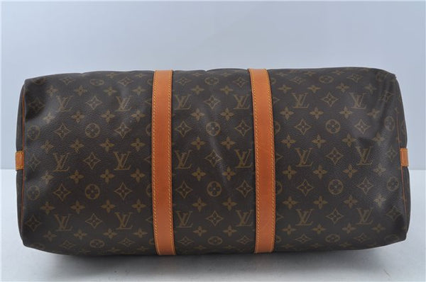 Auth Louis Vuitton Monogram Keepall Bandouliere 50 Boston Bag M41416 LV H9432