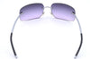 Authentic CHANEL Sunglasses Titanium CC Logos CoCo Mark Purple Silver H9434