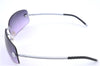 Authentic CHANEL Sunglasses Titanium CC Logos CoCo Mark Purple Silver H9434