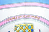 Authentic HERMES Carre 90 Scarf "Pourvu qu'on ait l'ivresse" Silk Blue H9436
