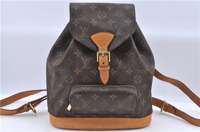 Authentic Louis Vuitton Monogram Montsouris MM Backpack M51136 LV H9437