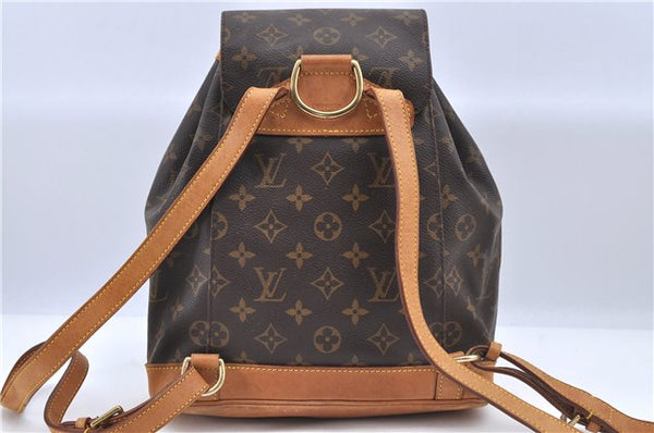 Authentic Louis Vuitton Monogram Montsouris MM Backpack M51136 LV H9437