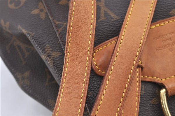 Authentic Louis Vuitton Monogram Montsouris MM Backpack M51136 LV H9437