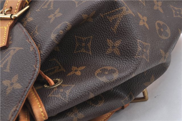 Authentic Louis Vuitton Monogram Montsouris MM Backpack M51136 LV H9437