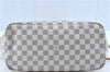 Authentic Louis Vuitton Damier Azur Neverfull MM Tote Bag N51107 LV H9438