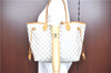 Authentic Louis Vuitton Damier Azur Neverfull MM Tote Bag N51107 LV H9438