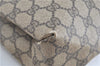 Authentic GUCCI Shoulder Tote Bag GG PVC Leather Brown H9441