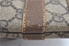 Authentic GUCCI Shoulder Tote Bag GG PVC Leather Brown H9441