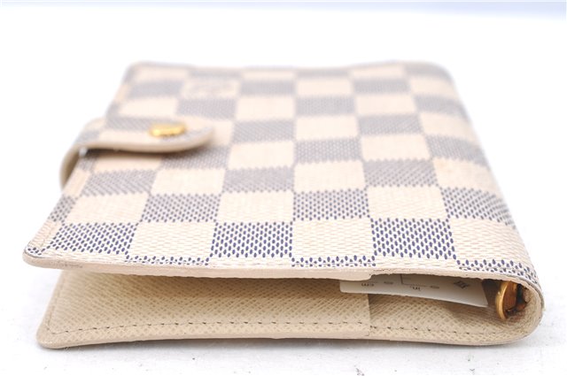 Authentic Louis Vuitton Damier Azur Agenda PM Day Planner Cover R20706 LV H9446