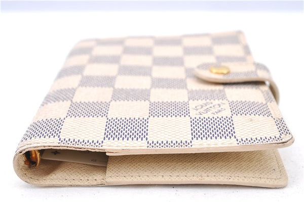 Authentic Louis Vuitton Damier Azur Agenda PM Day Planner Cover R20706 LV H9446