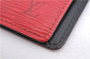 Auth Louis Vuitton Epi Agenda PM Day Planner Cover Red Black R2005E LV H9448