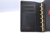 Auth Louis Vuitton Epi Agenda PM Day Planner Cover Red Black R2005E LV H9448