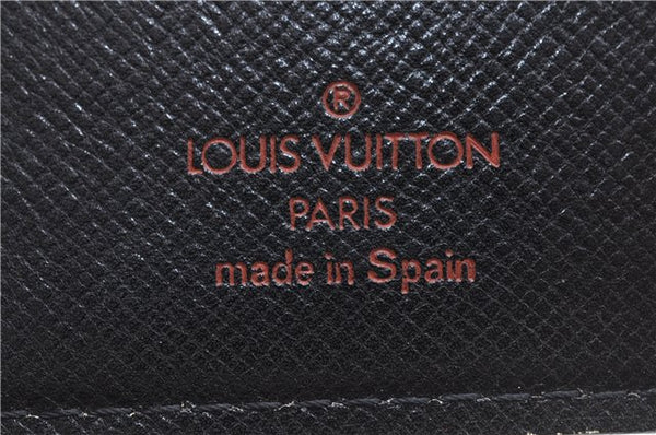 Auth Louis Vuitton Epi Agenda PM Day Planner Cover Red Black R2005E LV H9448