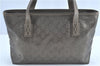 Authentic GUCCI Impreme Shoulder Tote Bag GG PVC Leather 211138 Brown Gold H9449