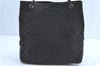 Authentic GUCCI Shoulder Tote Bag GG Canvas Leather 109141 Black H9451