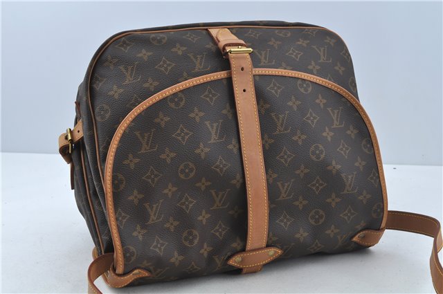 Auth Louis Vuitton Monogram Saumur 43 Shoulder Cross Body Bag M42252 LV H9452