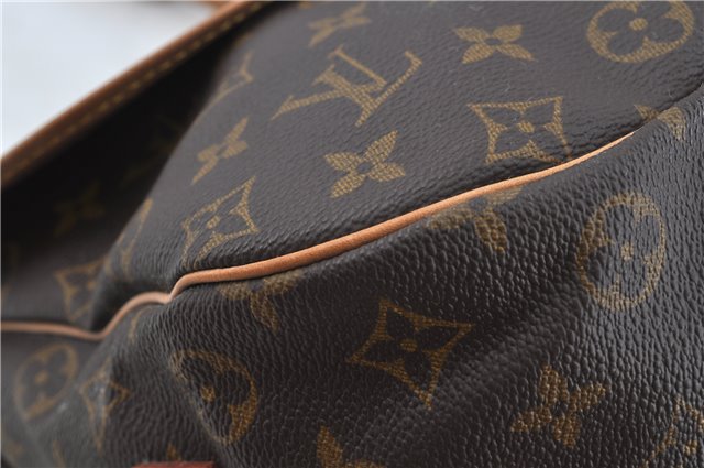 Auth Louis Vuitton Monogram Saumur 43 Shoulder Cross Body Bag M42252 LV H9452