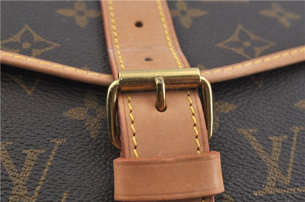 Auth Louis Vuitton Monogram Saumur 43 Shoulder Cross Body Bag M42252 LV H9452