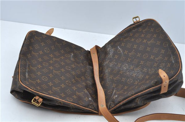 Auth Louis Vuitton Monogram Saumur 43 Shoulder Cross Body Bag M42252 LV H9452