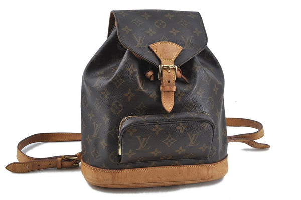 Authentic Louis Vuitton Monogram Montsouris MM Backpack M51136 LV H9453