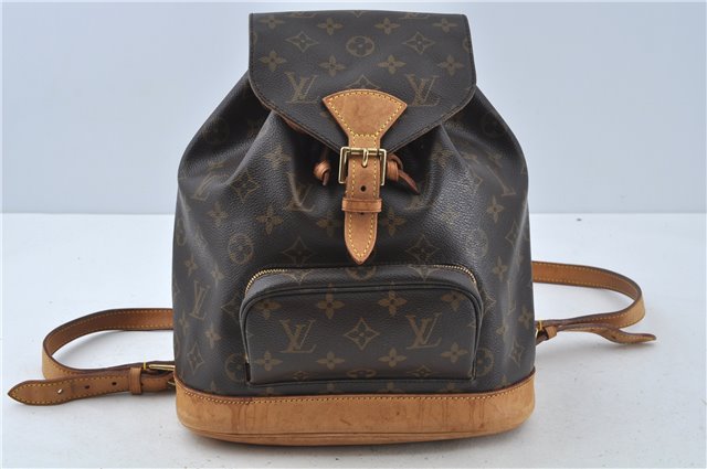 Authentic Louis Vuitton Monogram Montsouris MM Backpack M51136 LV H9453