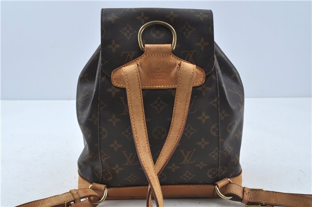 Authentic Louis Vuitton Monogram Montsouris MM Backpack M51136 LV H9453