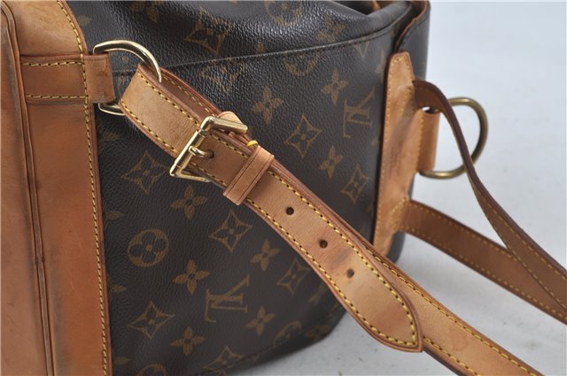 Authentic Louis Vuitton Monogram Montsouris MM Backpack M51136 LV H9453