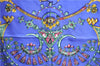 Authentic HERMES Carre 90 Scarf "PARURES DES SABLES" Silk Blue H9456