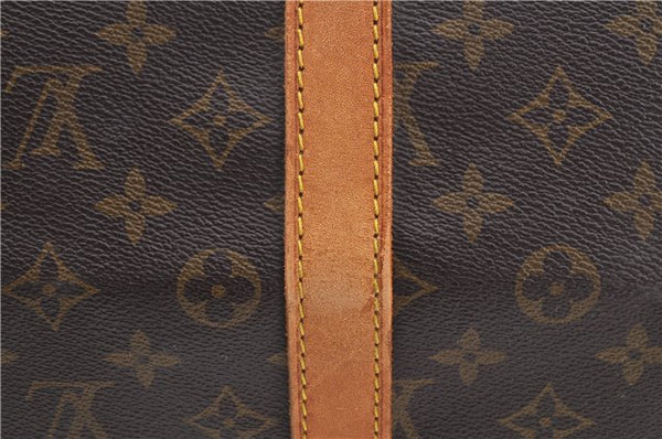 Auth Louis Vuitton Monogram Keepall Bandouliere 55 Boston Bag M41414 LV H9458