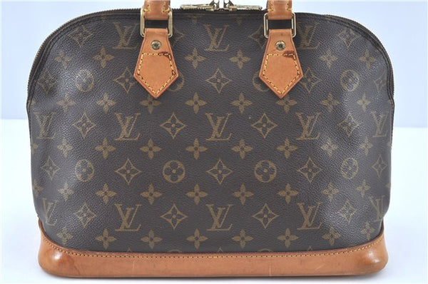 Authentic Louis Vuitton Monogram Alma Hand Bag M51130 LV H9459