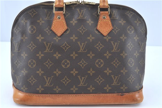 Authentic Louis Vuitton Monogram Alma Hand Bag M51130 LV H9459