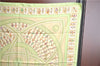 Authentic HERMES Carre 90 Scarf "DONNER LA MAIN" Silk Light Green Box H9463