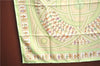 Authentic HERMES Carre 90 Scarf "DONNER LA MAIN" Silk Light Green Box H9463