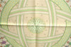 Authentic HERMES Carre 90 Scarf "DONNER LA MAIN" Silk Light Green Box H9463