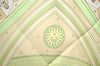 Authentic HERMES Carre 90 Scarf "DONNER LA MAIN" Silk Light Green Box H9463