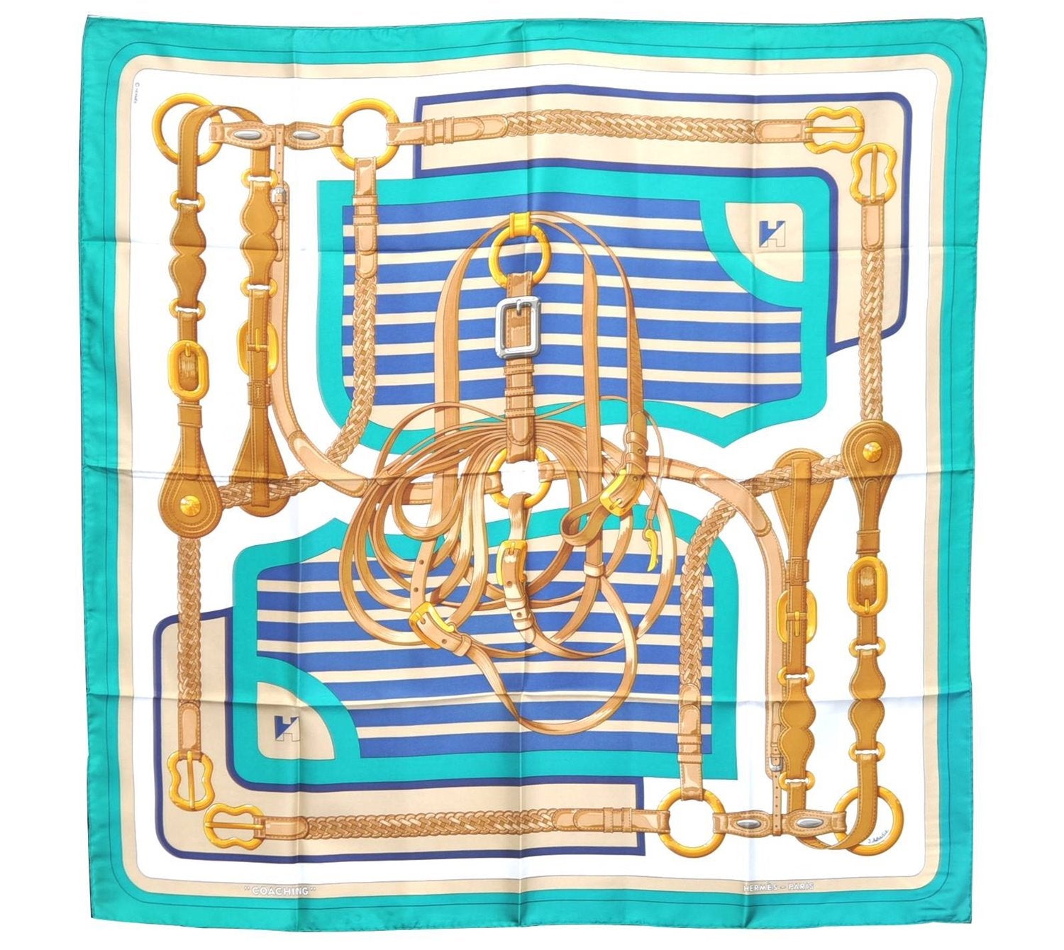 Authentic HERMES Carre 90 Scarf 