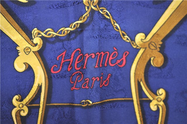 Auth HERMES Carre 90 Scarf 