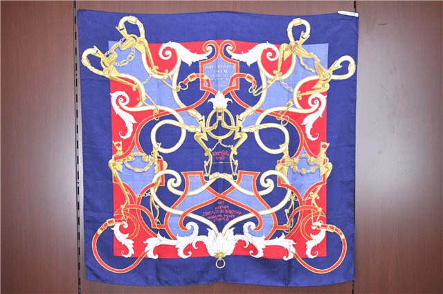 Auth HERMES Carre 90 Scarf 