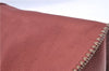 Authentic FENDI Selleria Sporty Shoulder Tote Bag Leather Red H9471