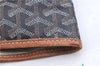 Auth Goyard Saint Louis PM Shoulder Tote Bag GG PVC Leather Black Brown H9473
